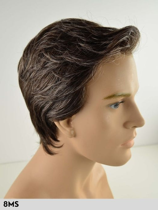 RAFAEL MONO LACE DELUXE - 100% fatta a mano, lace front esteso - Wig Love - Parrucca Sintetica Uomo8MS