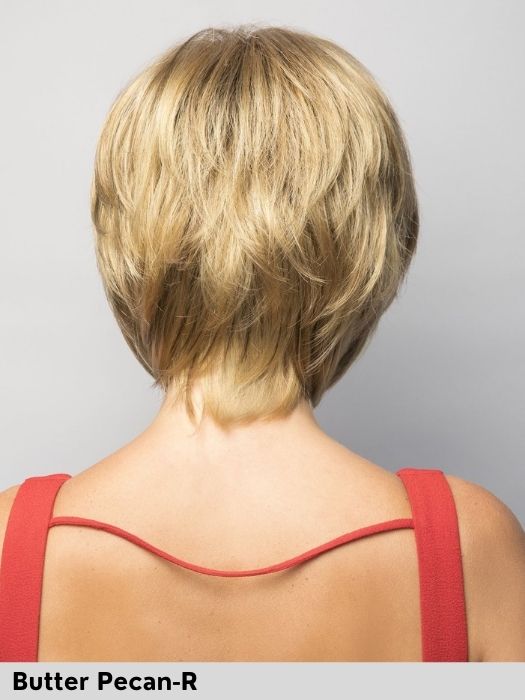Reese di Noriko parrucca sintetica taglia m l media large colore Butter Pecan R per perdita di capelli dovuta ad alopecia o tumore