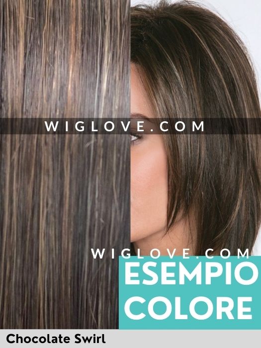 ROBIN - Pronta Consegna 24/48 ore - Wig Love - Parrucca SinteticaChocolate Swirl