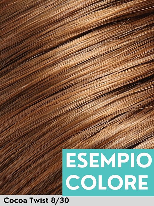 SKYLAR - riga libera, attaccatura naturale - termoresistente - Wig Love - Parrucca SinteticaCocoa Twist