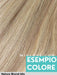 SPIRIT LACE - Capelli Naturali Mossi - 100% fatta a mano - Wig Love - Parrucca Capelli VeriNature Blond Mix