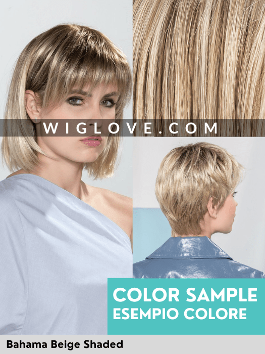 STELLA MONO PART - attaccatura naturale, riga sinistra - Wig Love - Parrucca SinteticaBahama Beige Shaded