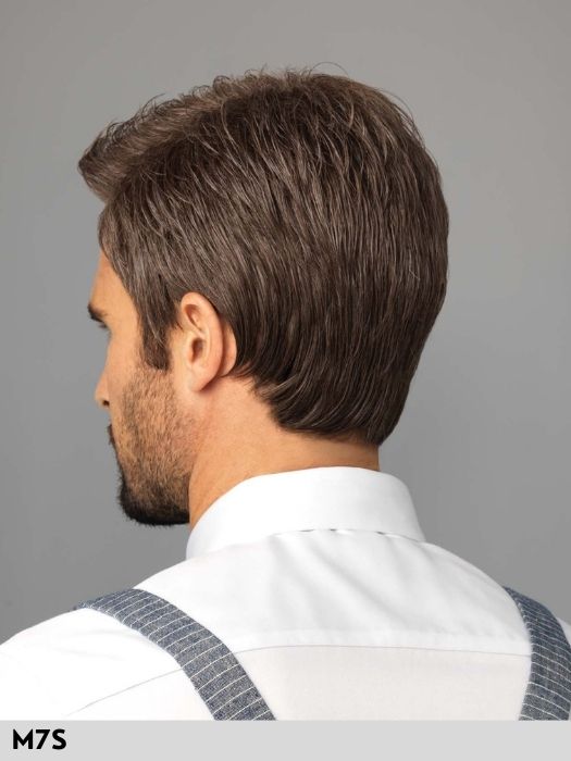 retro della parrucca maschile, effetto estremamente naturale