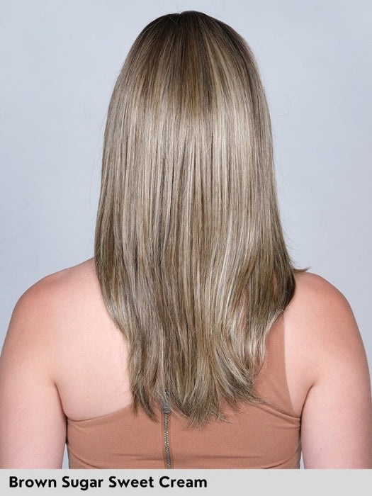 SUGAR RUSH - riga libera, attaccatura naturale - Wig Love - Parrucca SinteticaBrown Sugar Sweet Cream