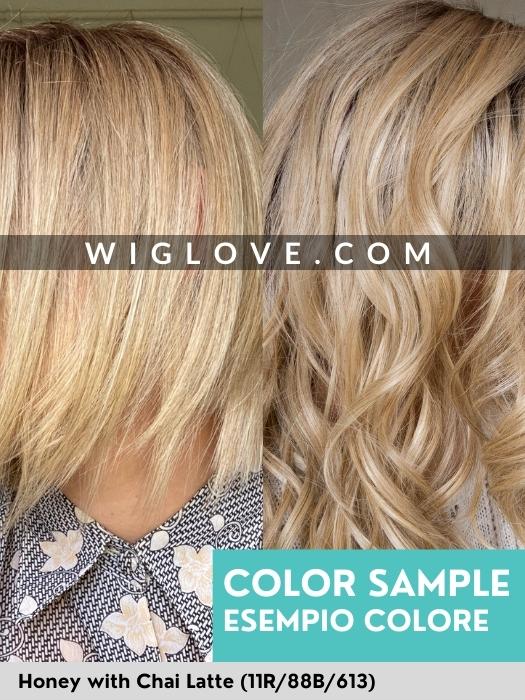 SUGAR RUSH - riga libera, attaccatura naturale - Wig Love - Parrucca SinteticaHoney with Chai Latte