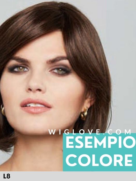 SYMPATHY SMALL - riga sinistra, no lace front - Wig Love - Parrucca SinteticaMedium Brown L8