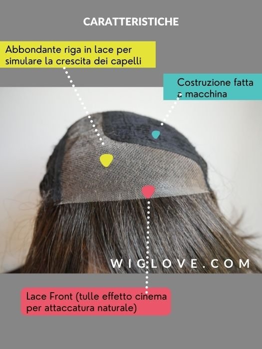 TAYLOR - Pronta Consegna 24/48 ore - Wig Love - Parrucca SinteticaCreamy Toffee LR