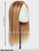 Top Filler Delia Mono HH di Gisela Mayer topper di capelli naturali Bernstein Mix per perdita di capelli avanzata