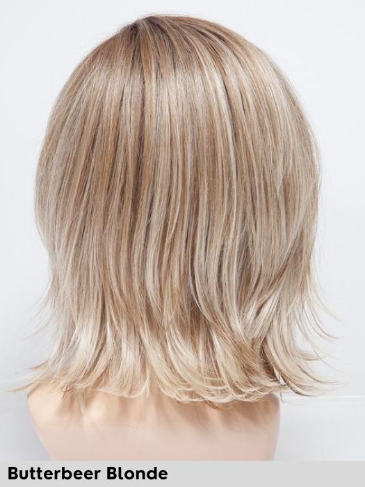 TORANI -Belle Tress- Butterbeer Blonde - riga a sinistra, attaccatura naturale parrucca resistente al calore sintetica opaca