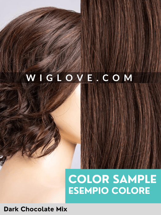 VERBENA - Fascia con Capelli - Capelli Naturali - Wig Love - TopperDark Chocolate Mix